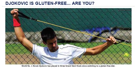Is a Gluten-Free Diet Right for the Pro Male Tennis?
